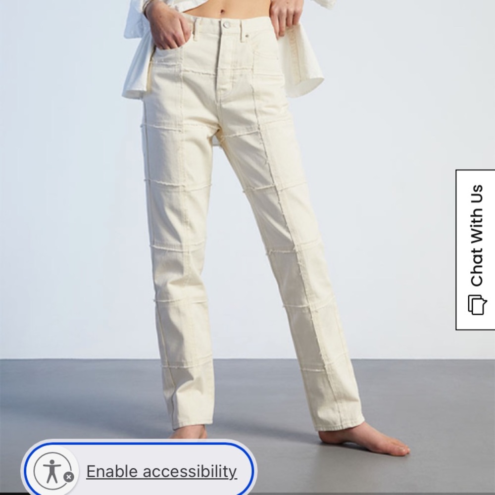 pacsun frayed dad jeans :)
